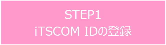STEP1 iTSCOM IDの登録
