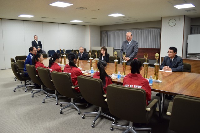 松原大田区長を表敬訪問