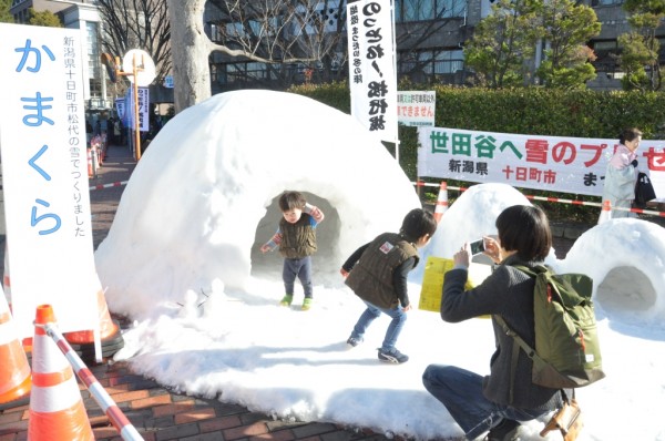 『世田谷』の子どもたちに北国から雪のプレゼント！