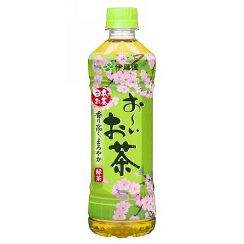 お～いお茶　緑茶　桜パッケージ　PET525ml×24本入り