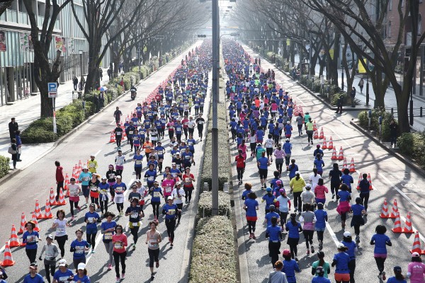 約5,000人の女性ランナーが渋谷・表参道でマラソン!!