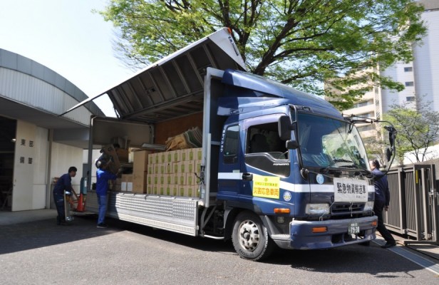 目黒区から熊本市に　アルファ米5,000食や飲料水9,600本など支援