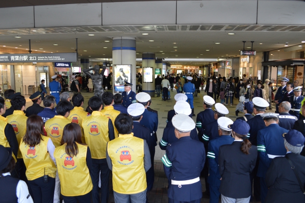 春の全国交通安全運動キャンペーン　～青葉警察署～