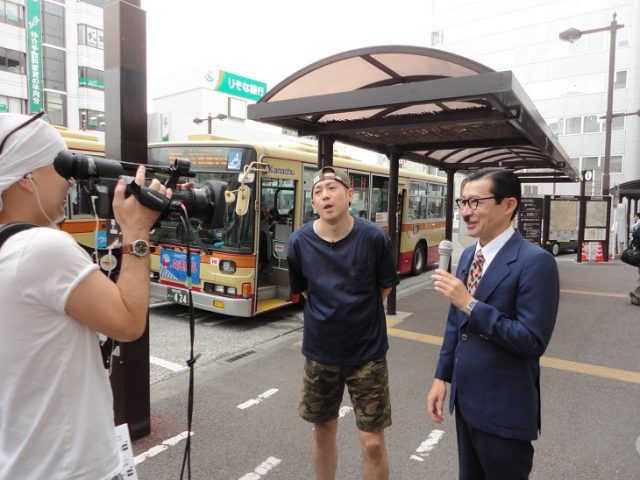 撮影中