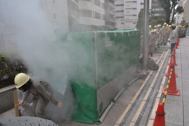 避難の際の煙体験