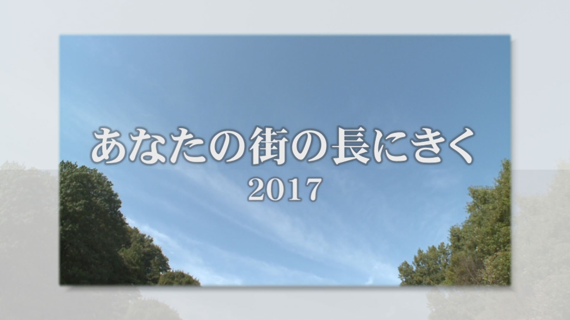 あなたの街の長にきく 2017