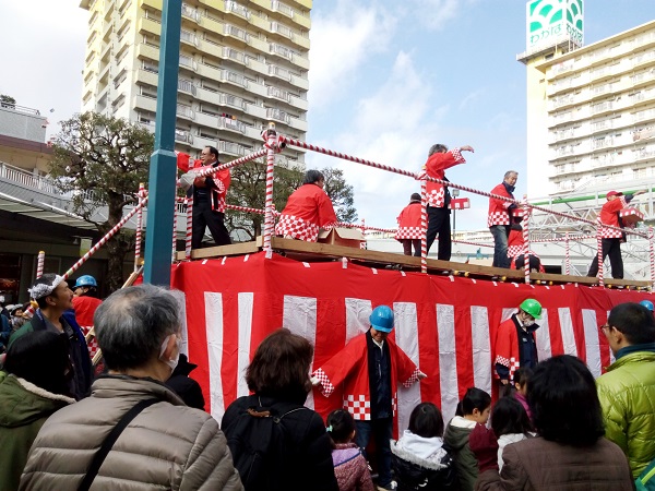 若葉台で節分まつり