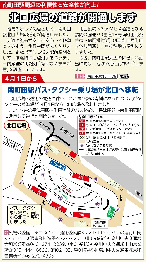 南町田駅 バス・タクシー乗り場が北口へ移転