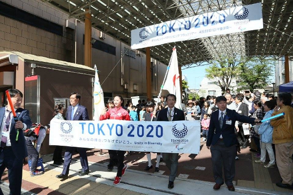東京2020オリンピック・パラリンピック フラッグツアーが世田谷区にやって来た！