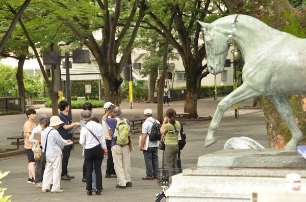 馬事公苑へのみちしるべ考えよう！ 東京2020公認プログラム「うままちあるき」開催！