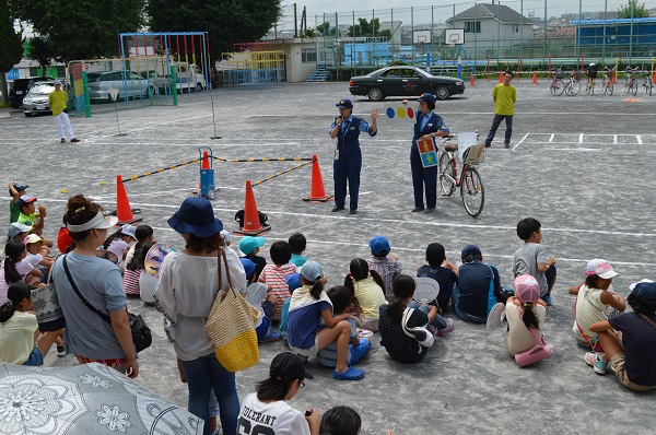 自転車安全運転講習「チリリン・スクール」開催（青葉警察署）