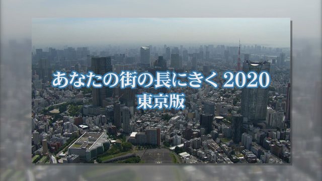 あなたの街の長にきく 2020 東京版タイトル