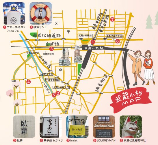 武蔵小杉map