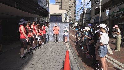 レッドロケッツ地域清掃活動