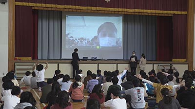 SDGsの授業でオンライン交流会