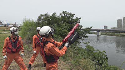 なかはらスマイル | 中原消防署 水防訓練