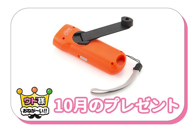 ウド様おねが～い！！ 10月のプレゼント