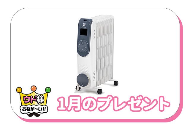 ウド様おねが~い!! 1月のプレゼント