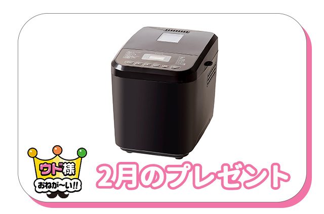 ウド様おねが～い！！ 2月のプレゼント