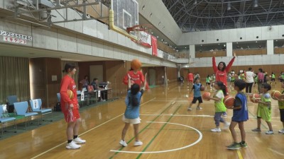 富士通レッドウェーブバスケットボール教室