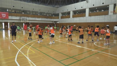 富士通レッドウェーブバスケットボール教室