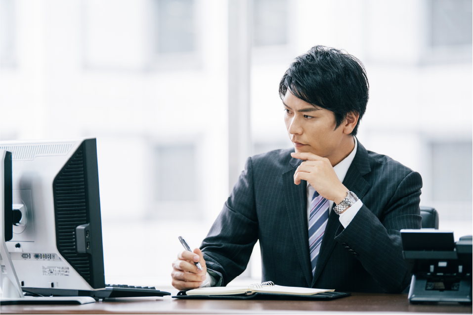 問い合わせ窓口に自動営業のイメージ写真