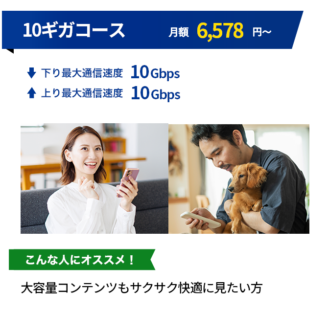 10ギガコース