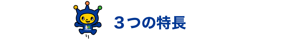 ３つの特徴