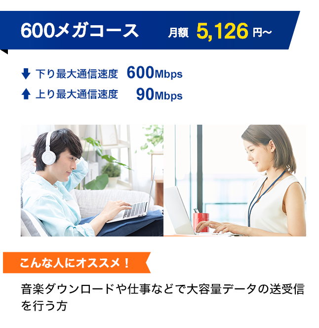 600メガコース