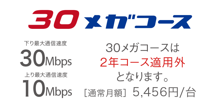 30メガコース