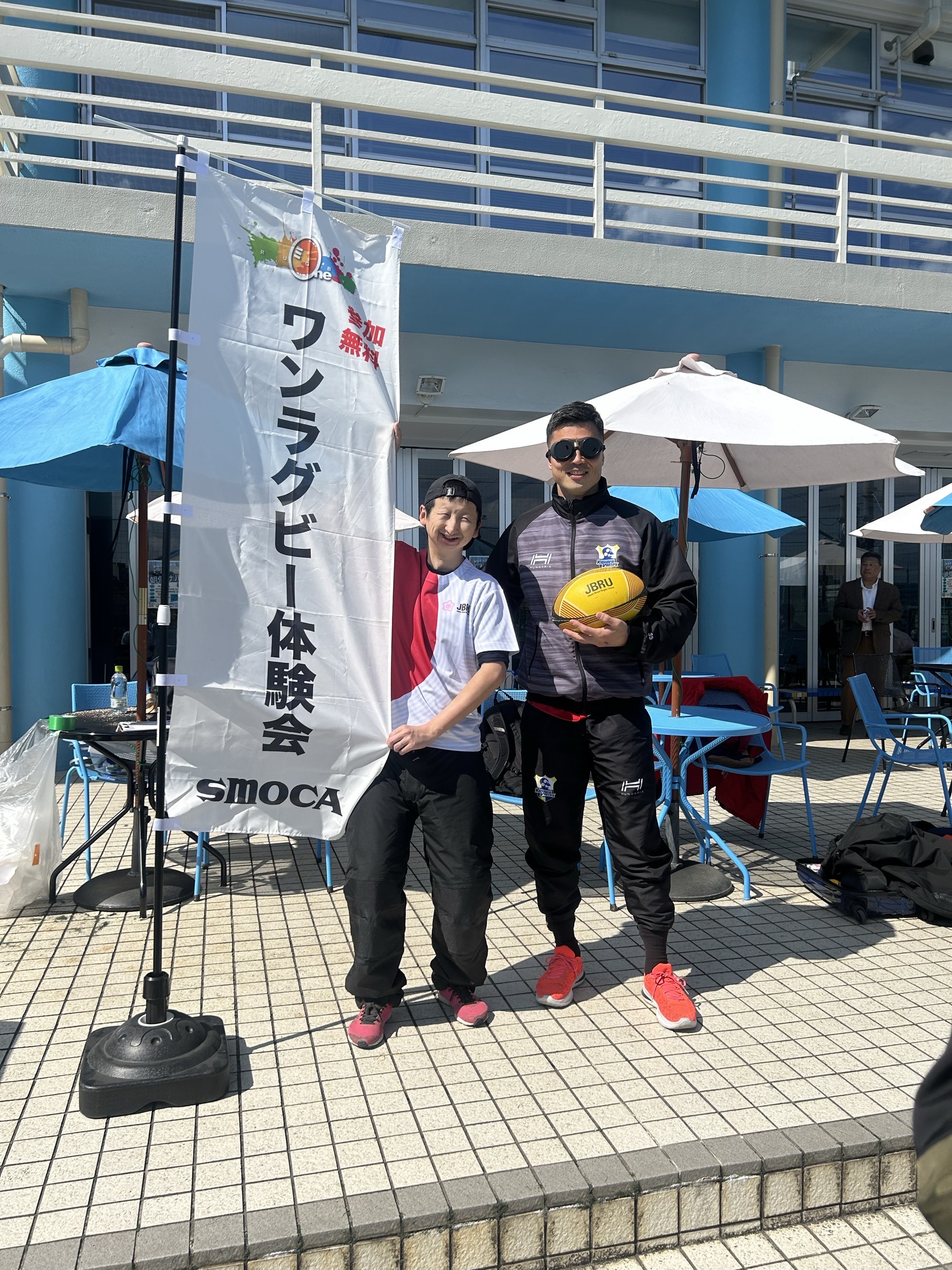 山田選手と添田選手